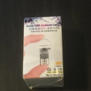 Mini Car USB Interior Atmosphere Neon Light Colorful Music LED Lamp Decor